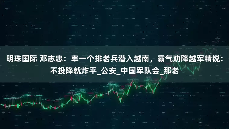 明珠国际 邓志忠：率一个排老兵潜入越南，霸气劝降越军精锐：不投降就炸平_公安_中国军队会_那老